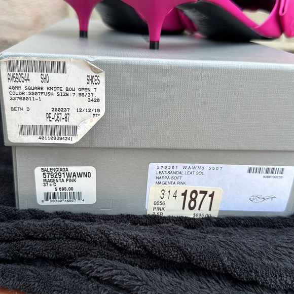 Balenciaga Pink Bow Heel - Picture 4 of 4